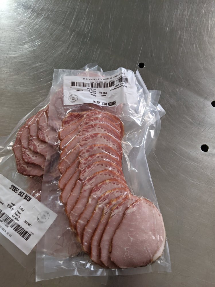 3 Pack -  Smoked Back Bacon - 1 Lbs Each